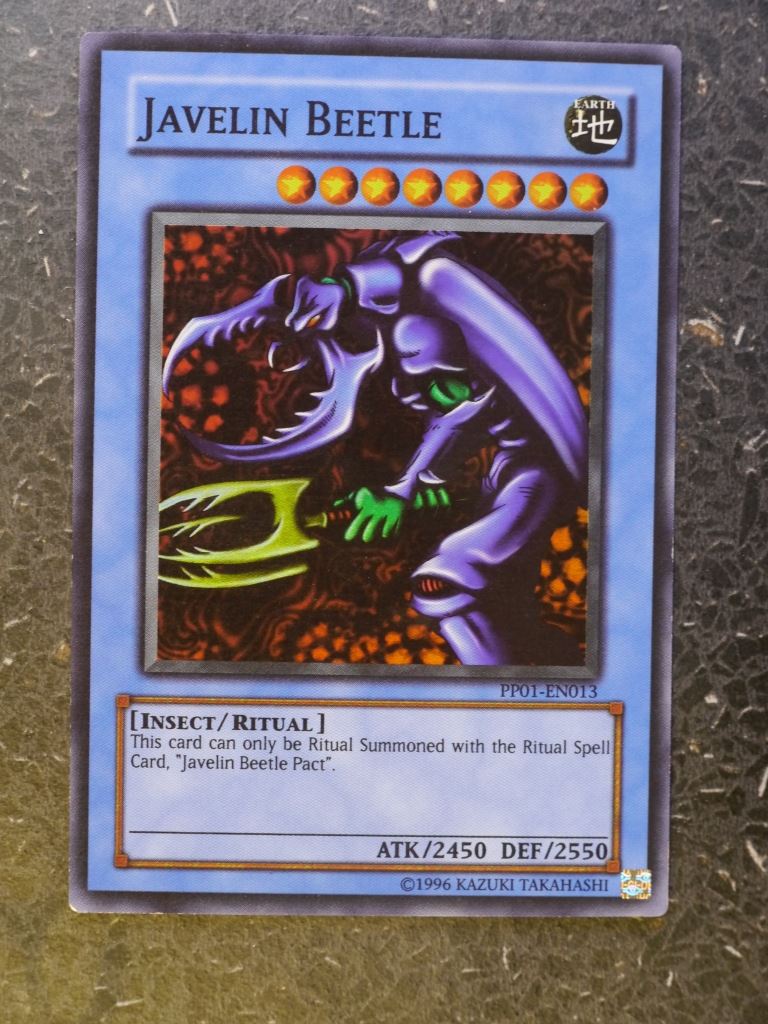 Yugioh Cards: JAVELIN BEETLE PP01 SUPERRARE # 8E2