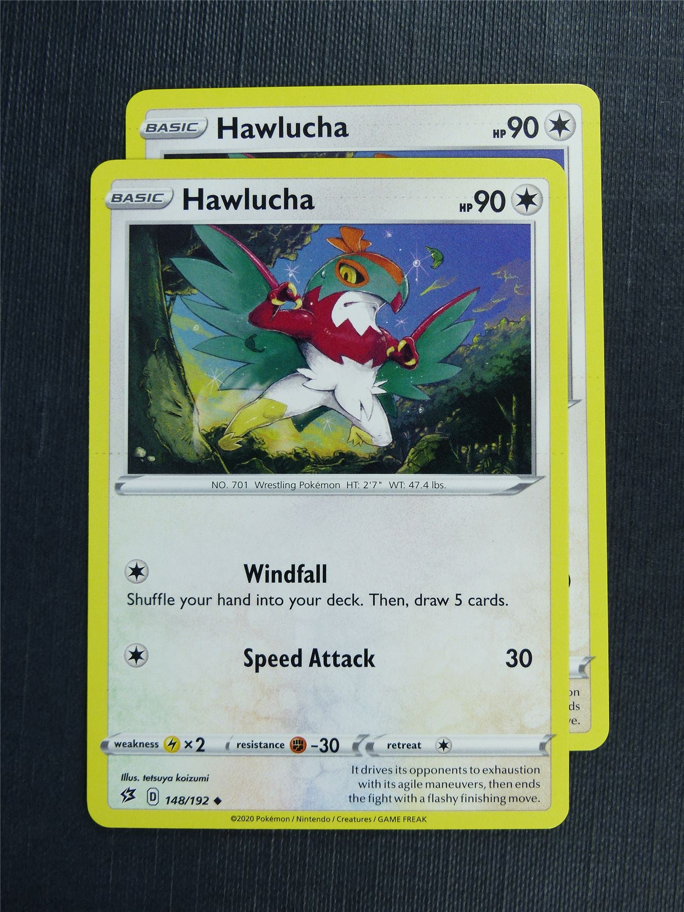 Hawlucha 148/192 x2 - RCL - Pokemon Card  #3KZ