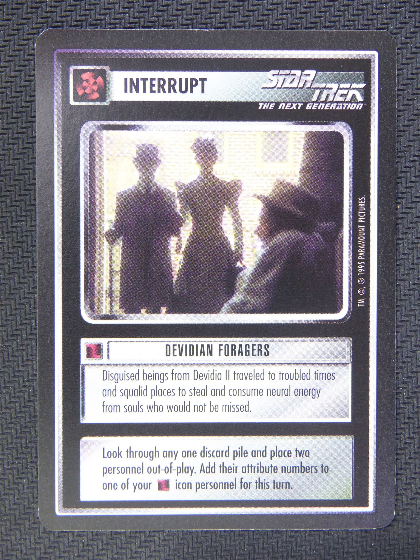 Interrupt Devidian Foragers - Star Trek CCG Next Gen #53W