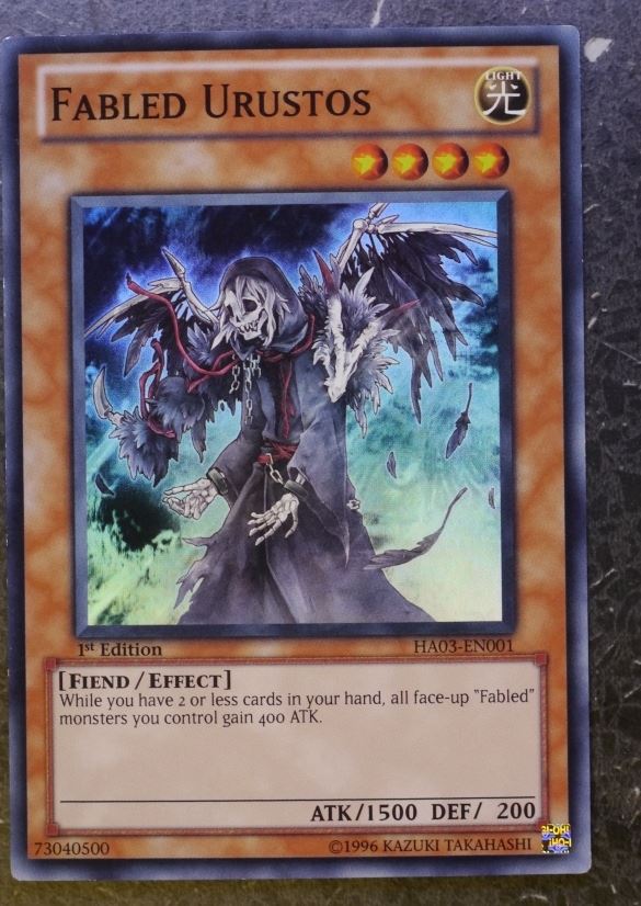 Yugioh Cards:FABLED URUSTOS HA03 SUPER RARE # 2J42