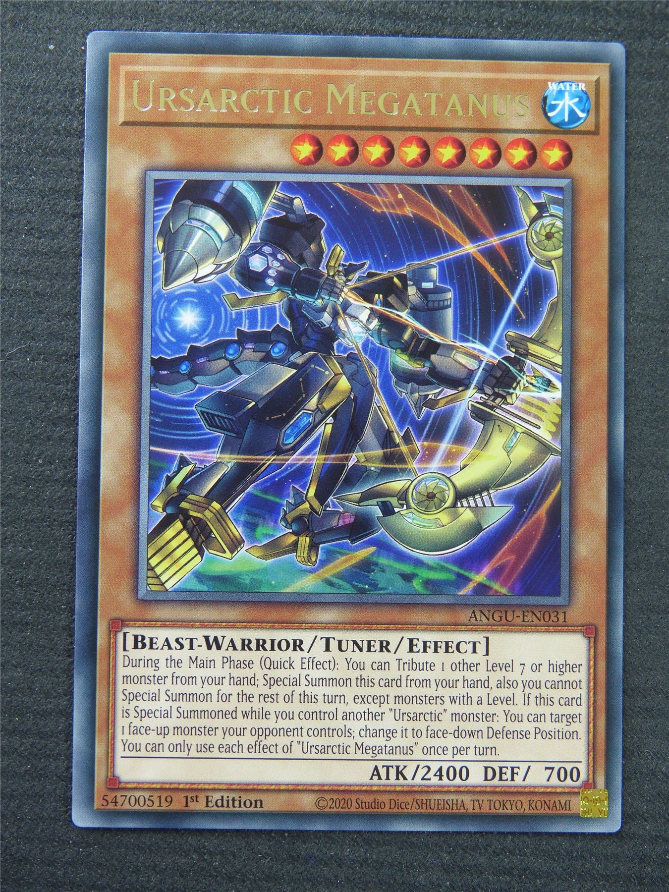 Ursarctic Megatanus ANGU Rare - 1st Edition - Yugioh Card #1PS