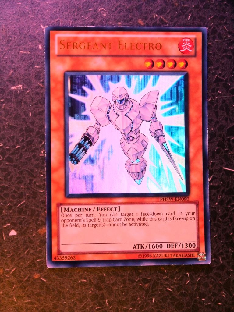 Yugioh Cards: SERGEANT ELECTRO PHSW EPIC RARE # H12