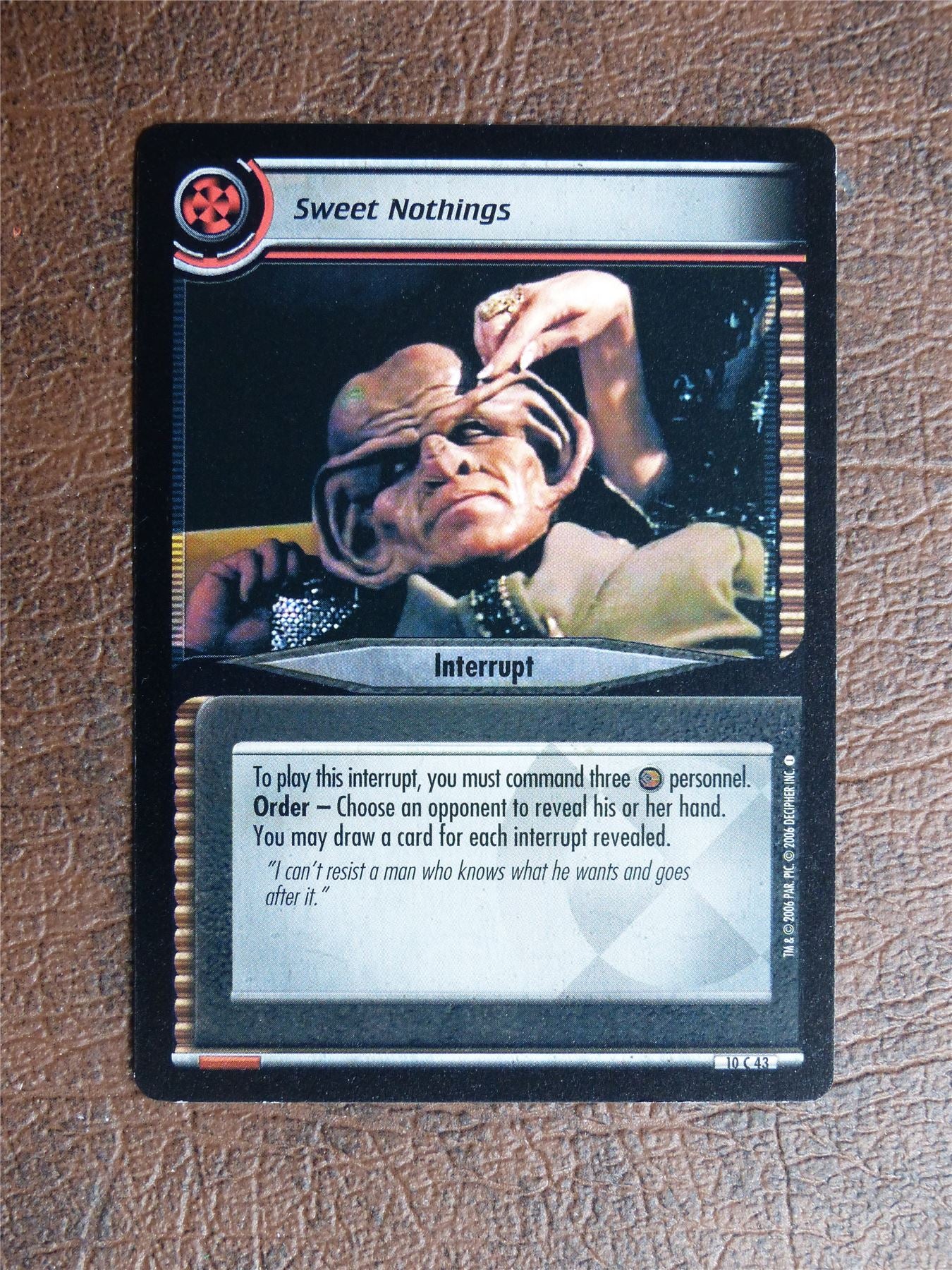 Sweet Nothings - Star Trek CCG TCG Card #WG