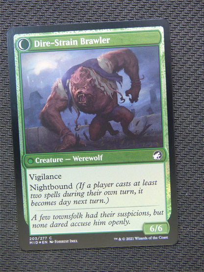 Tireless Hauler Dire Strain Brawler Foil - Innistrad - Mtg Card #3O9