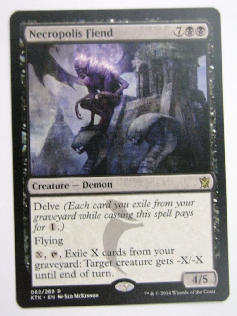 MTG Magic Played Cards: NECROPOLIS FIEND # 26B60