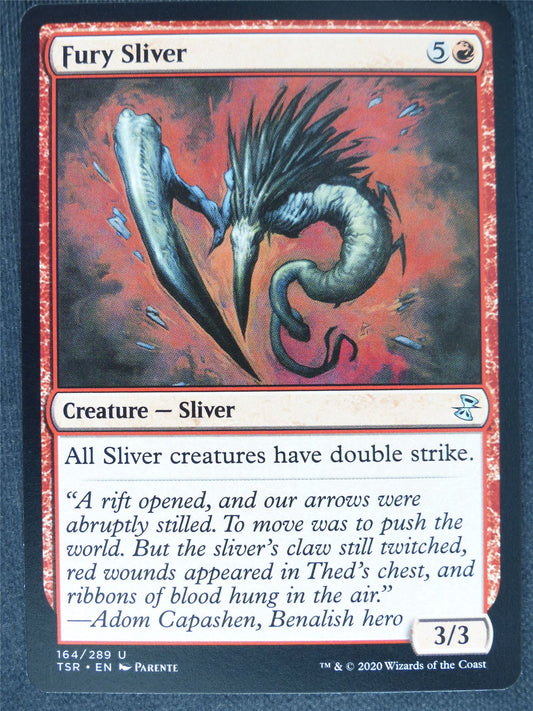 Fury Sliver - Remastered - Mtg Magic Cards #SO