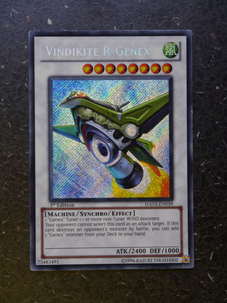 Yugioh Cards: VINDIKITE R-GENEX HA03 SECRET  RARE # I78