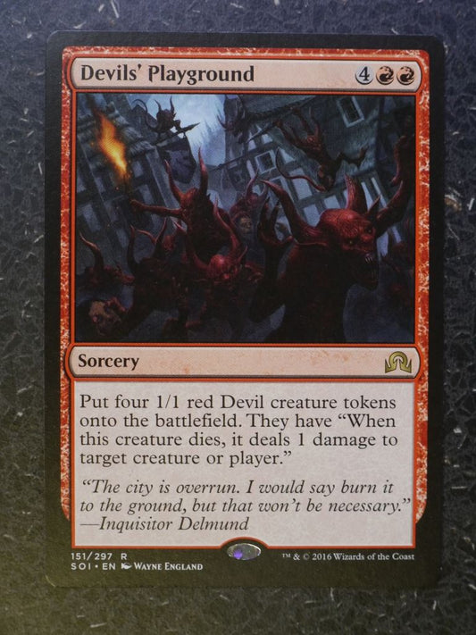 MTG Magic Cards: DEVILS' PLAYGROUND # 7G11