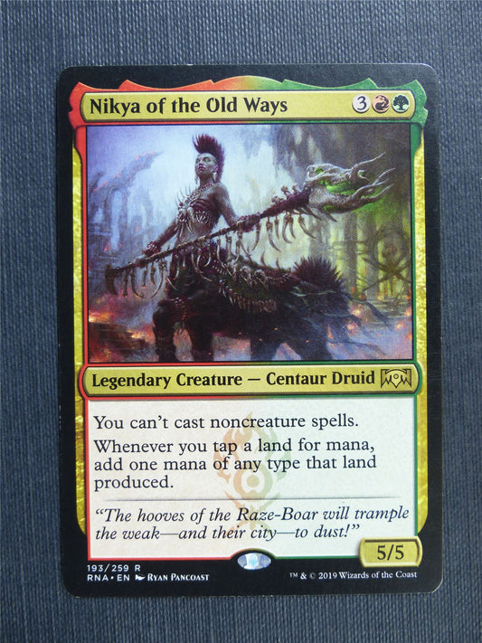 Nikya of the Old Ways - Mtg Magic Cards #O4