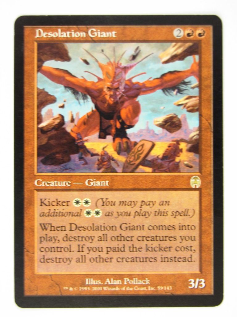 Mtg - DESOLATION GIANT - Played Rare