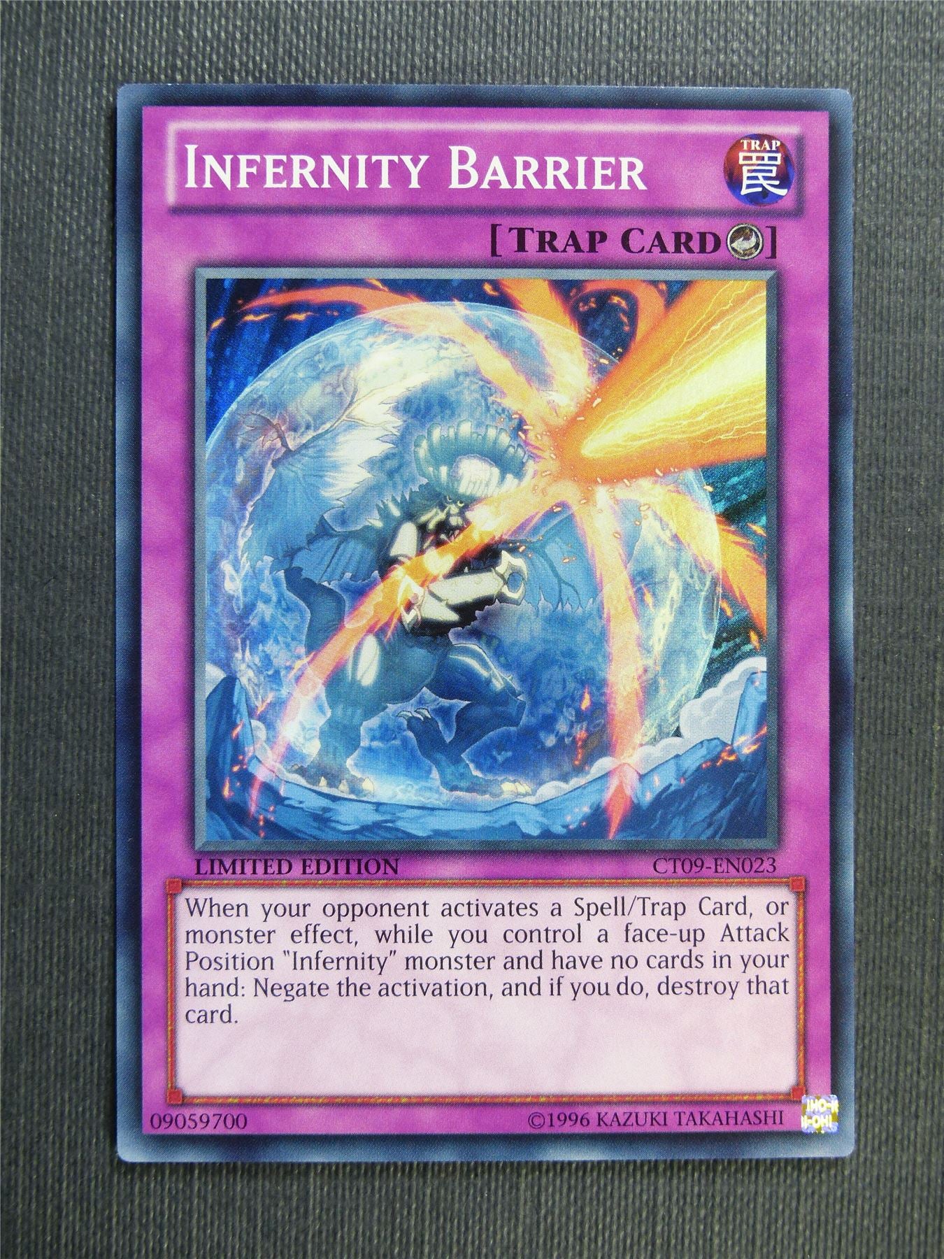 Infernity Barrier CT09 Super Rare - limited ed - Yugioh Cards #QL