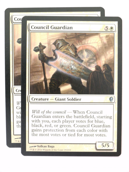 Mtg - Conspiracy - 2x Council Guardian