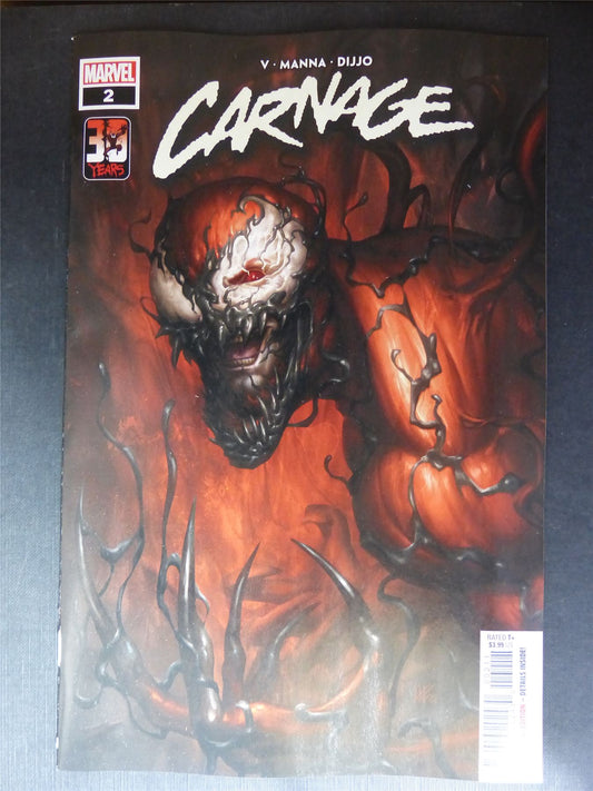 CARNAGE #2 - Jun 2022 -  Marvel Comic #1EY