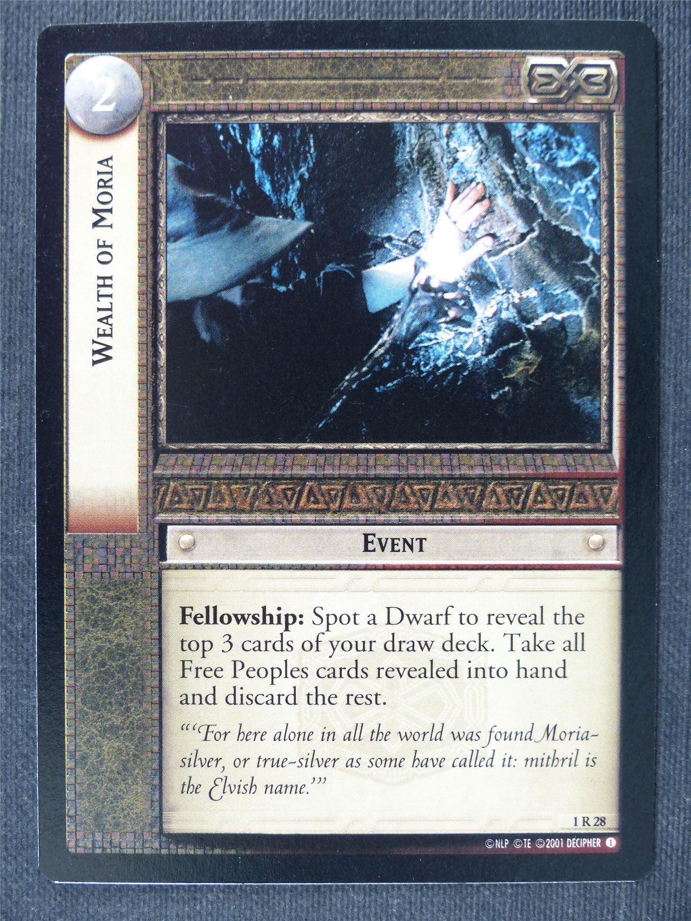 Wealth of Moria 1 R 28 - LotrR Cards #3D8