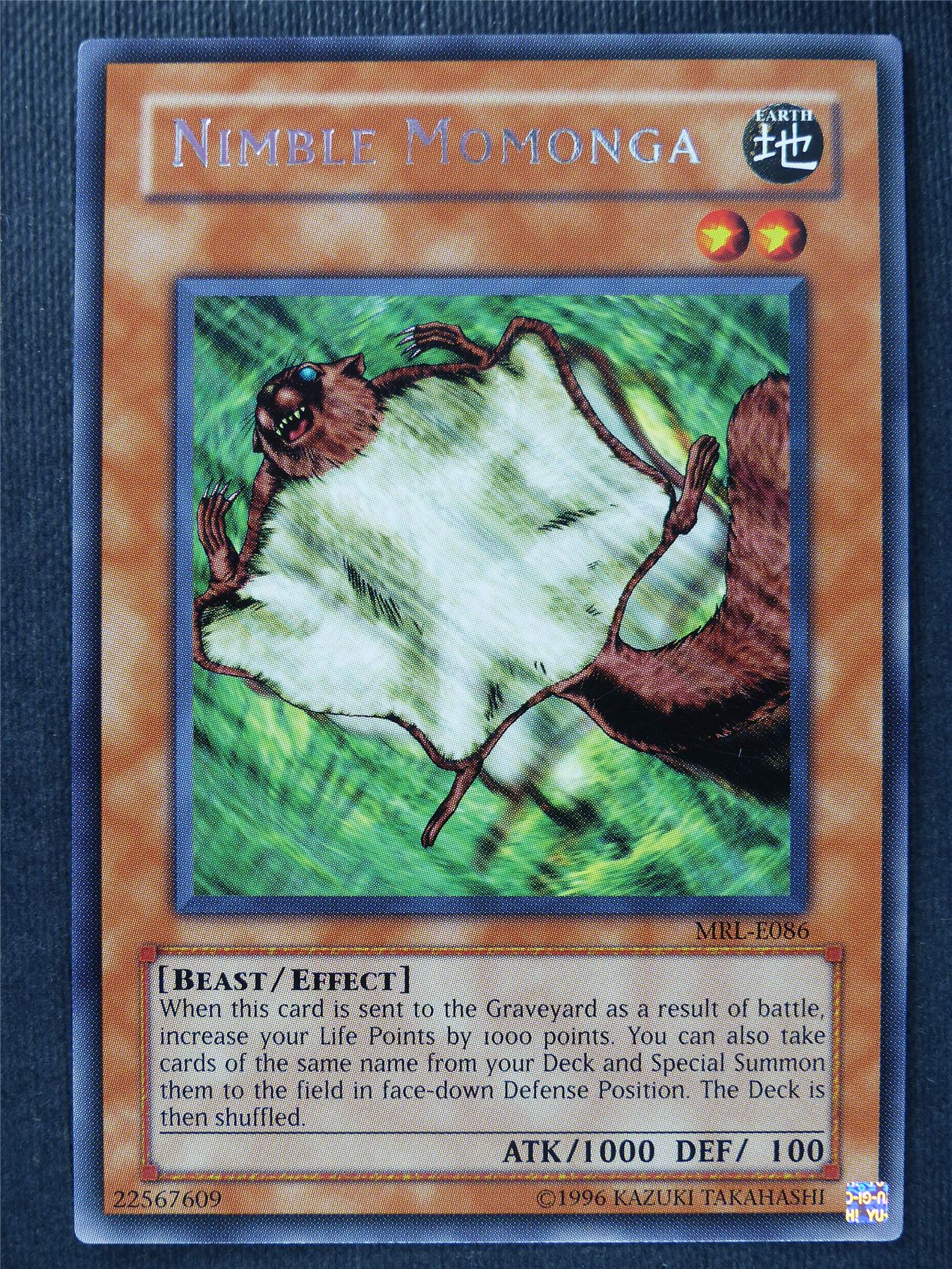 Nimble Momonga MRL Rare - Yugioh Cards #5I