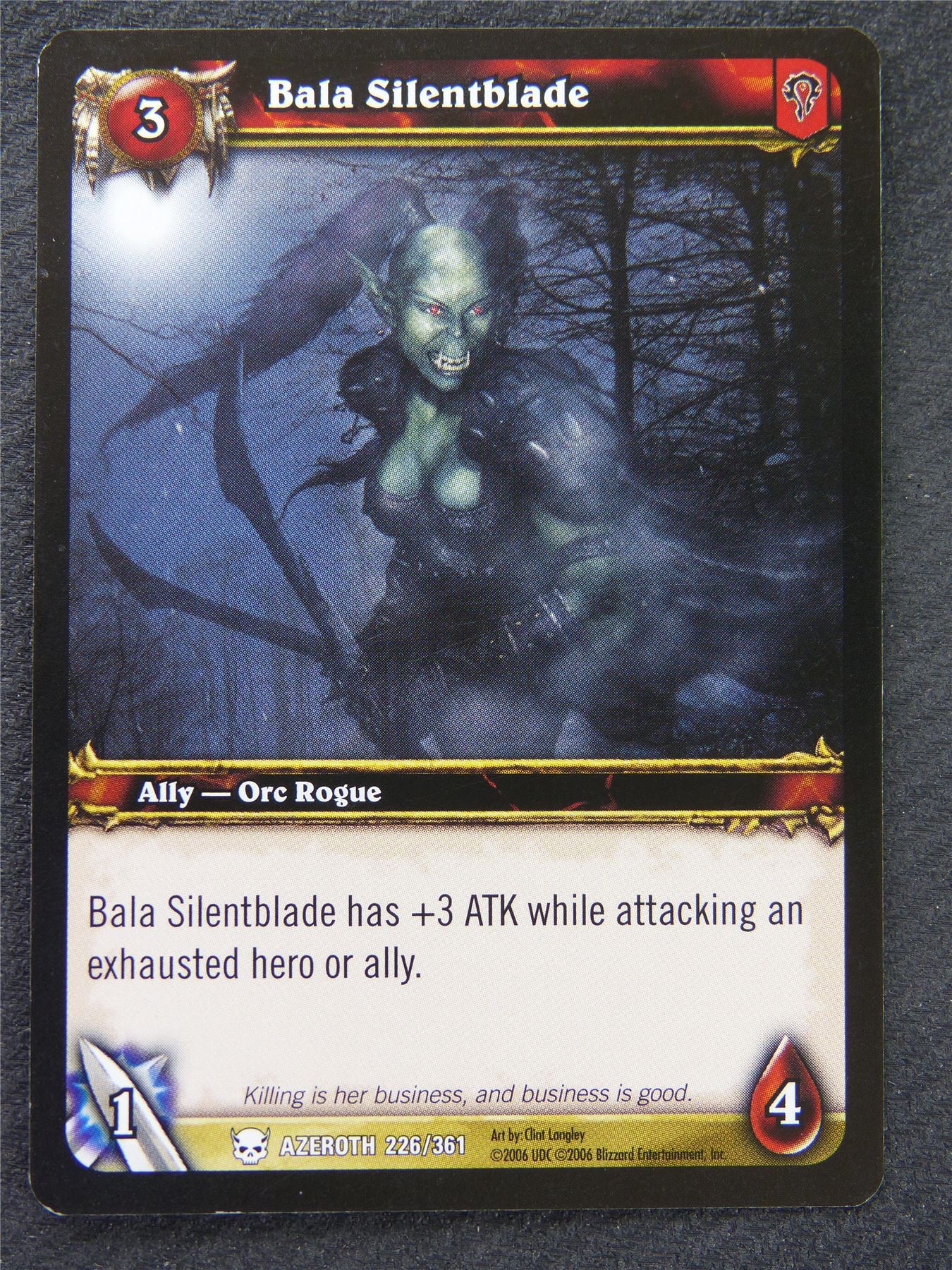 Bala Silentblade - Common - World Of Warcraft #1CI