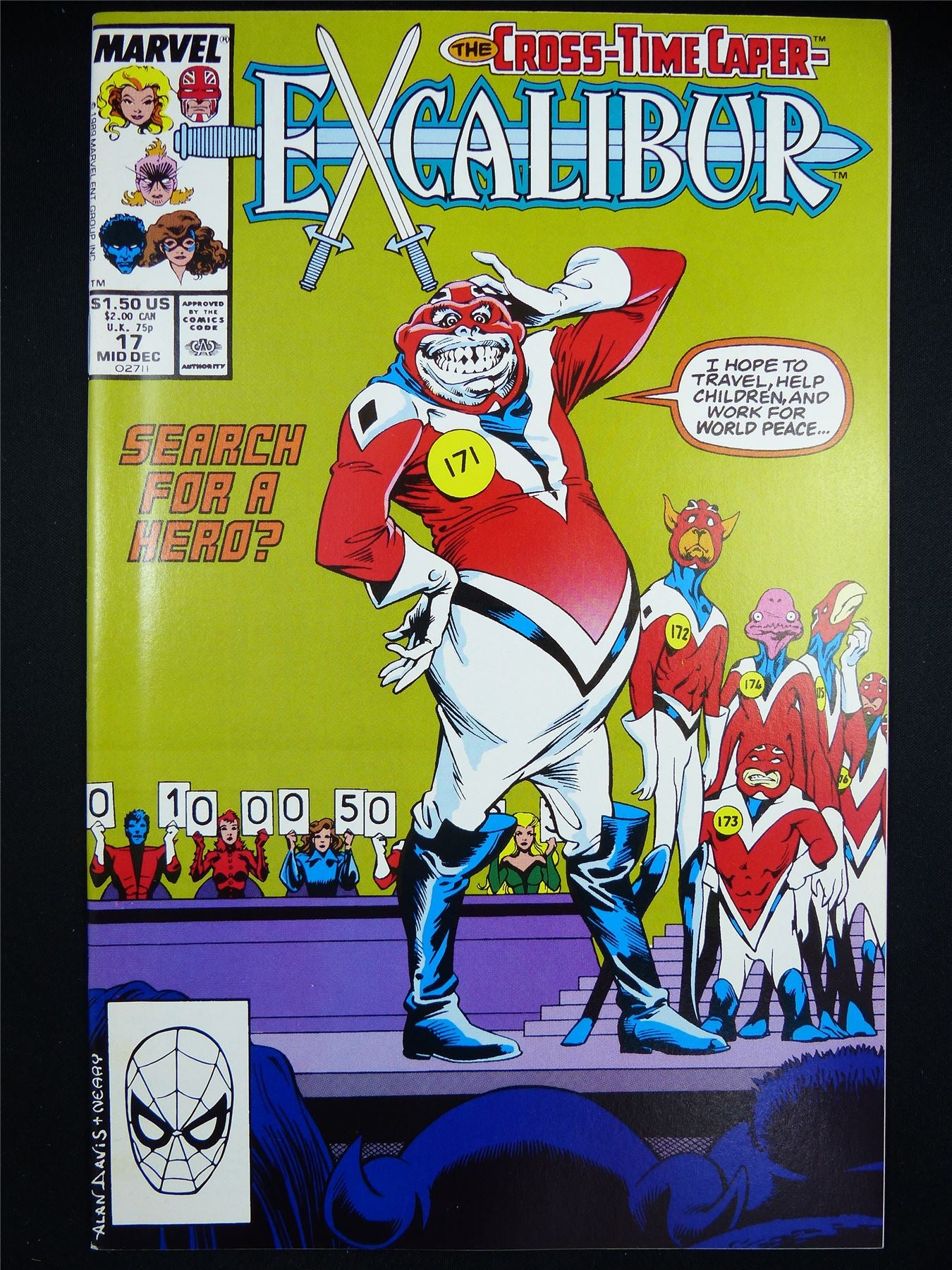 EXCALIBUR #17 The Cross-Time Caper - Marvel Comic #1EV