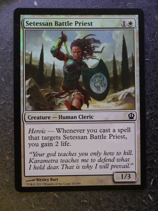 MTG Magic Cards: SETESSAN BATTLE PRIEST FOIL # 4I65