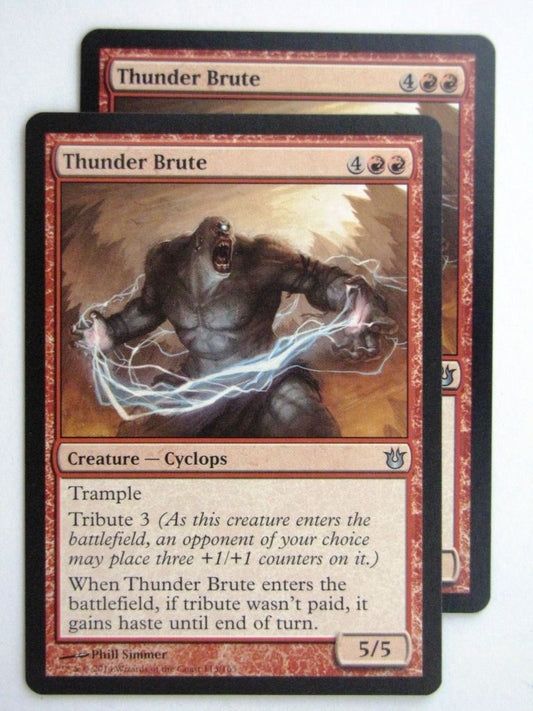 MTG Magic Cards: THUNDER BRUTE x2 Born of the Gods # 24E58