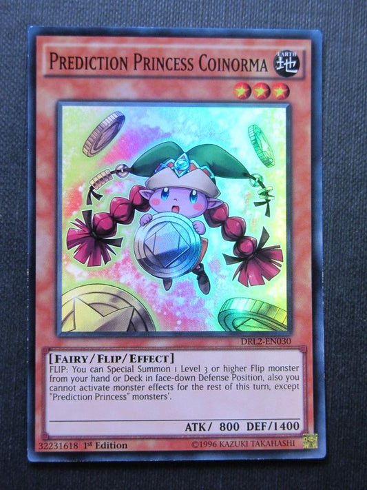 Prediction Princess Coinorma DRL2 Super Rare - 1st ed - Yugioh Cards #16U