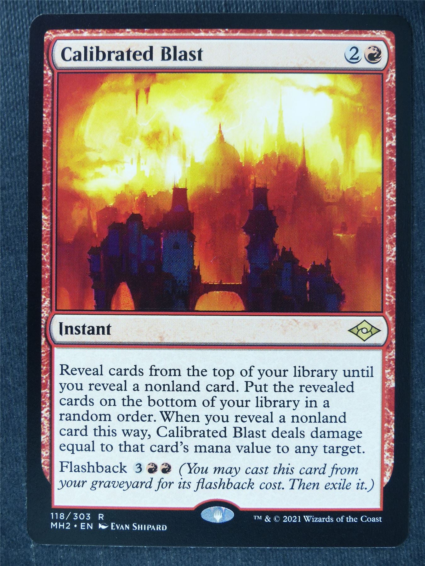 Calibrated Blast - MH2 - Mtg Magic Cards #GB