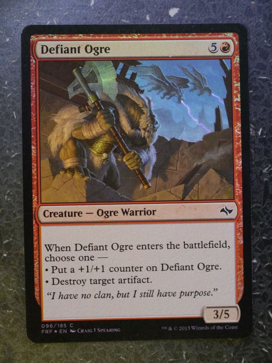 MTG Cards: DEFIANT OGRE FOIL # 5C89