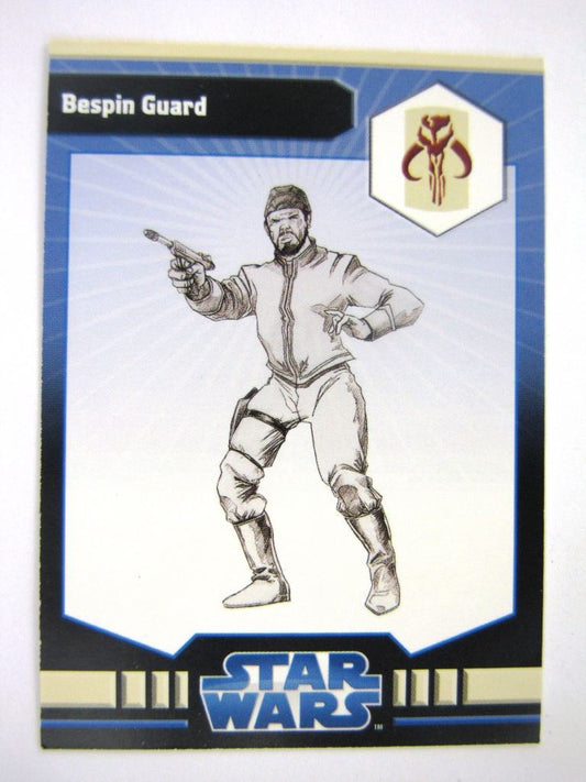 Star Wars Miniature Spare Cards: BESPIN GUARD # 11B33