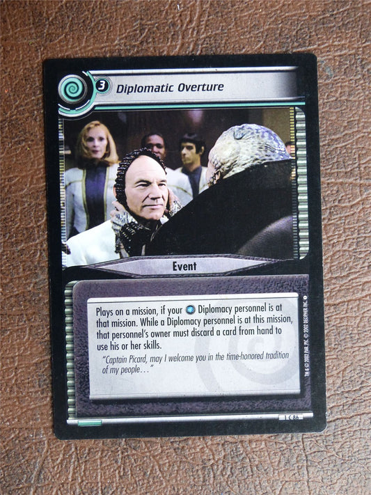 Diplomatic Overture - Star Trek CCG TCG Card #W2