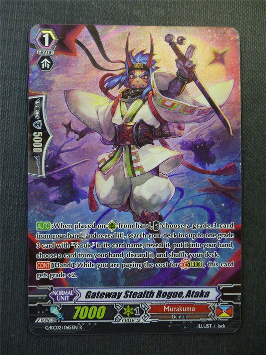 Gateway Stealth Rogue Ataka G-RC02 R - Vanguard Cards #ZL