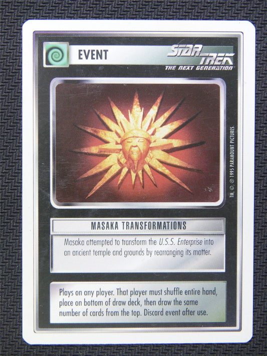 Event Masaka Transformations - Star Trek CCG Next Gen #4X7