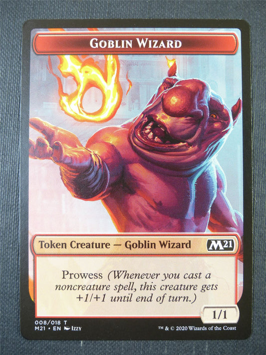 Goblin Wizard Token - Mtg Card #12H