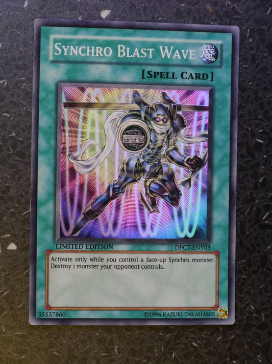 Yugioh Cards: SYNCHRO BLAST WAVE DPCT SUPER RARE # 3J60