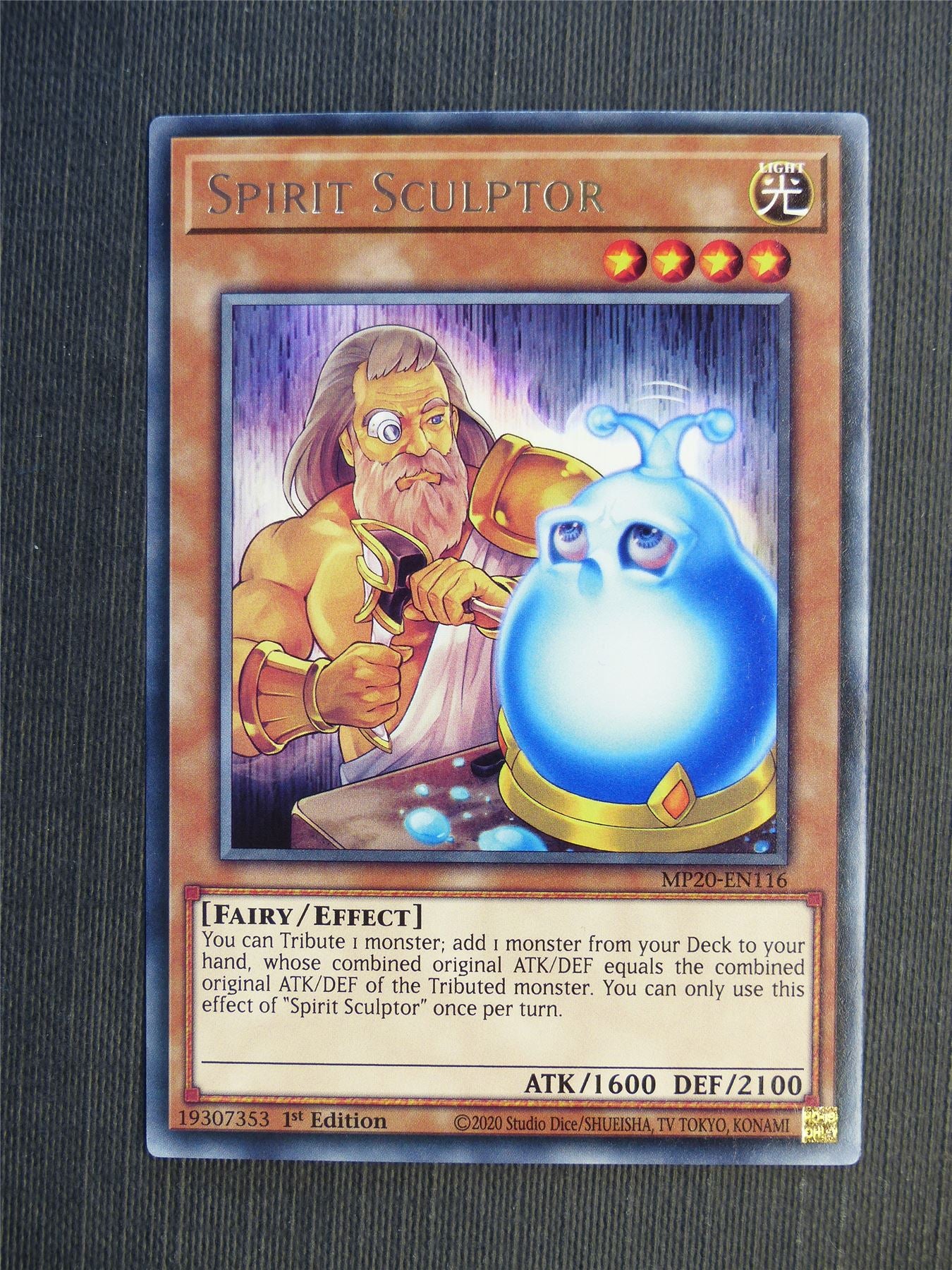 Spirit Sculptor MP20 Rare - 1st ed - Yugioh Cards #682