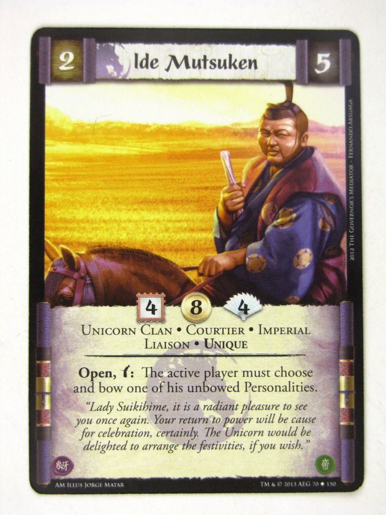 L5R Cards: Aftermath: IDE MUTSUKEN # 14H43