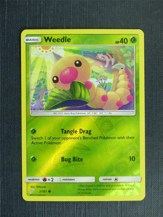 Weedle 2/181 Reverse Holo - Pokemon Cards #1L7