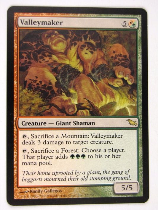MTG Magic: the Gathering Cards: VALLEYMAKER: SHM