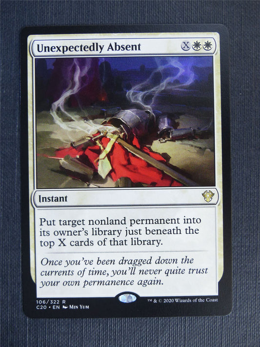 Unexpectedly Absent - C20 - Mtg Card