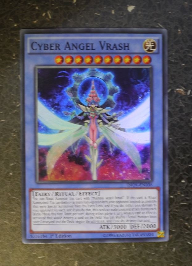 YuGiOh Cards: CYBER ANGEL VRASH INOV SUPER RARE # F58