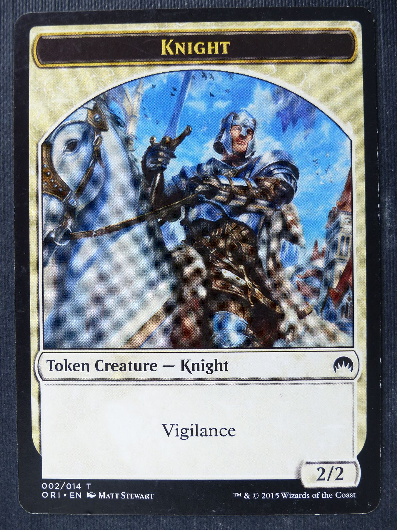 Knight Token - Mtg Card #406