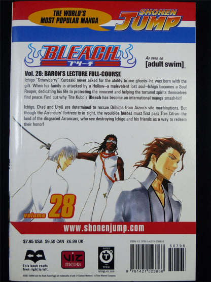 BLEACH Volume 28 - Shonen Jump Viz Manga #3J2