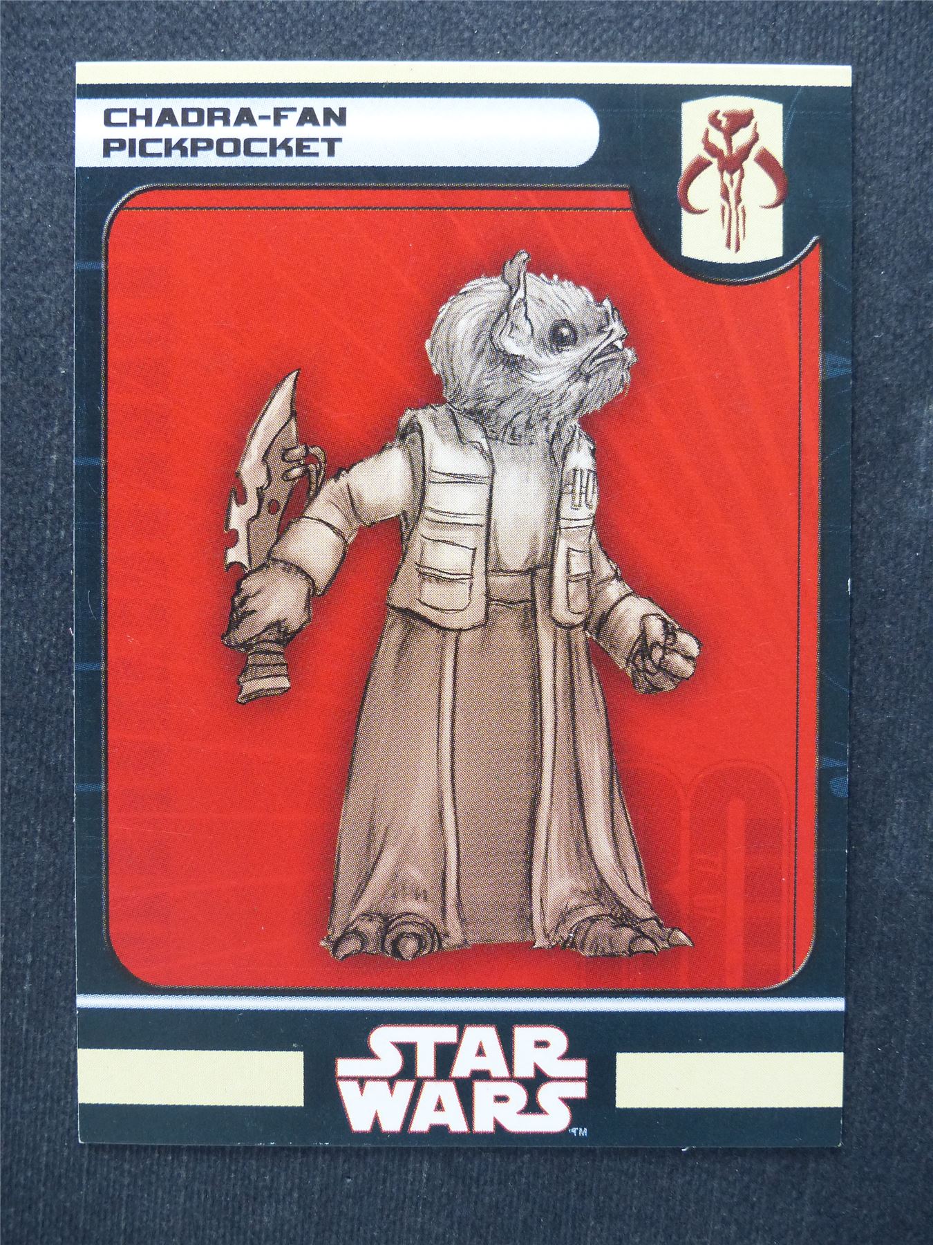 Chadra-Fan Pickpocket 39/60 - Star Wars Miniatures Spare Cards #6X