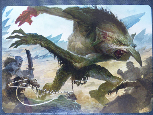 Troll Signed Art Card - Mtg Card #5UP