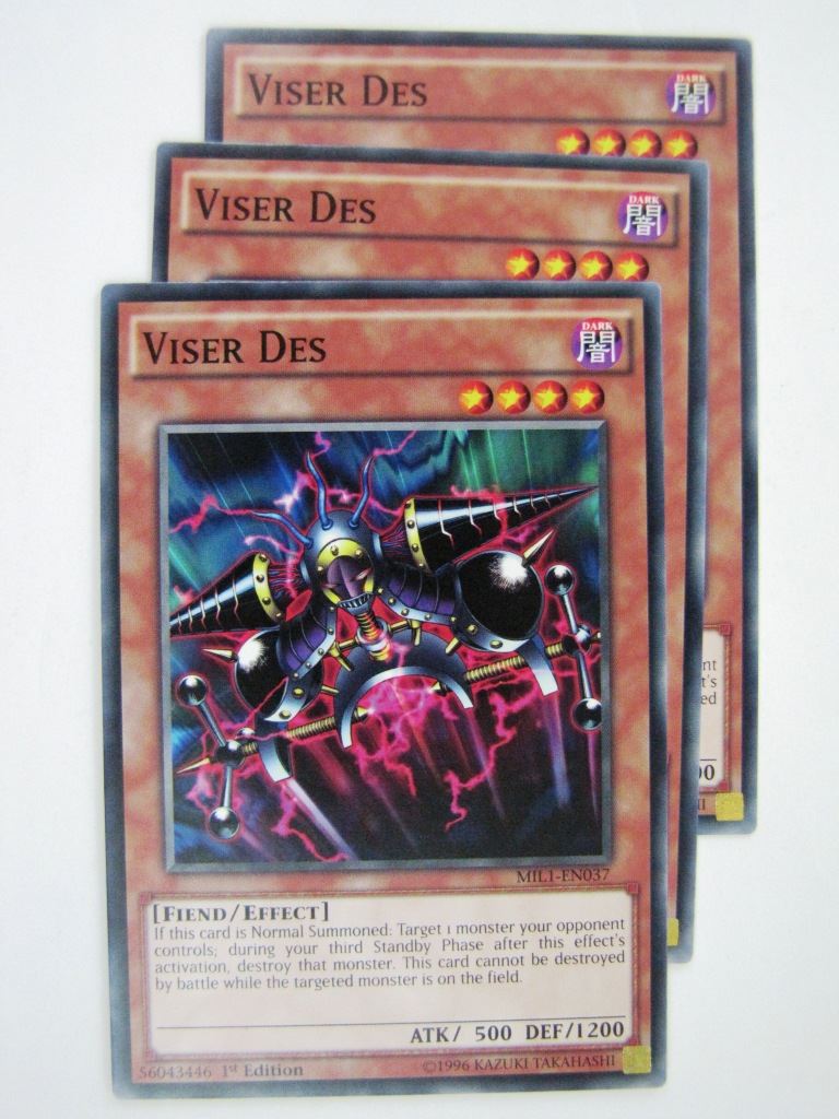 Yugioh Cards: VISER DES MIL1 x3 # 10A60