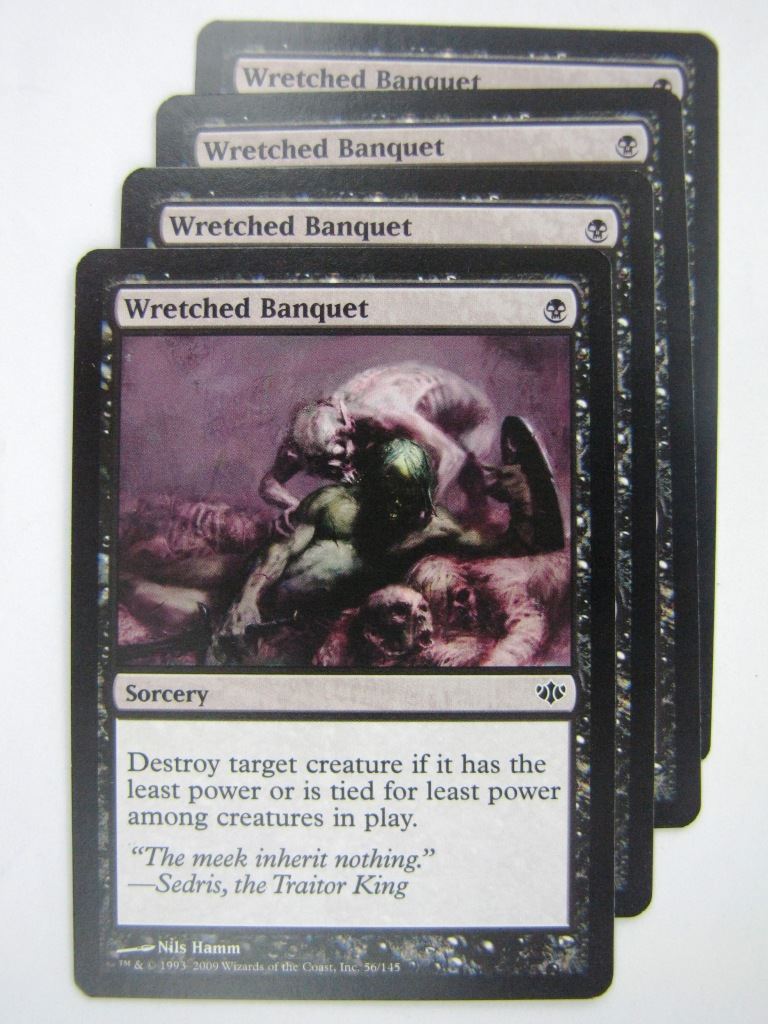 MTG Magic Cards: WRETCHED BANQUET x4 # 8G33