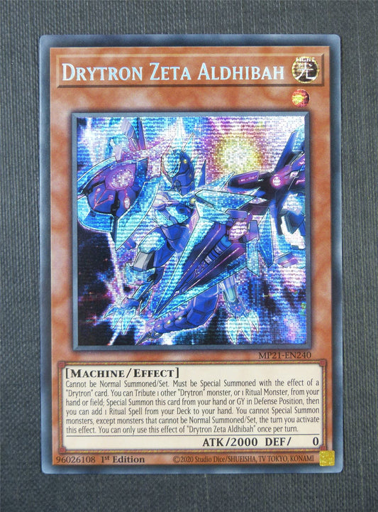 Drytron Zeta Aldhibah MP21 1st Ed - Secret Rare - Yugioh Card #7FW