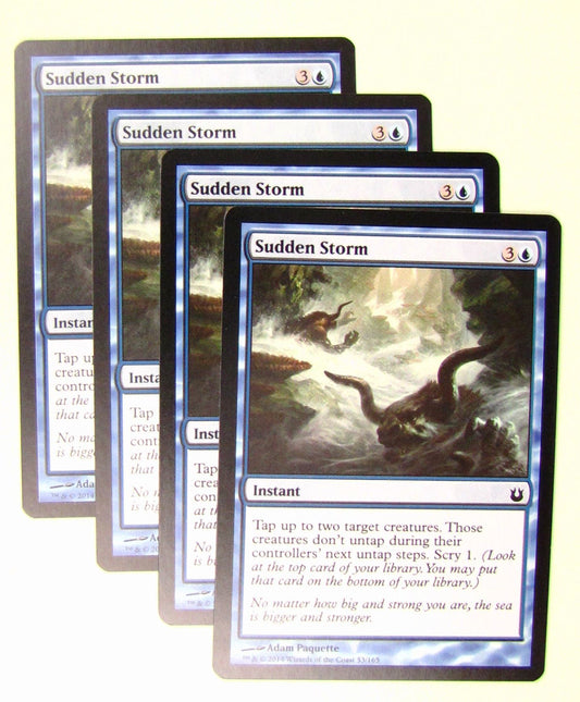 MTG Magic the Gathering Born of the Gods: Sudden Storm x4