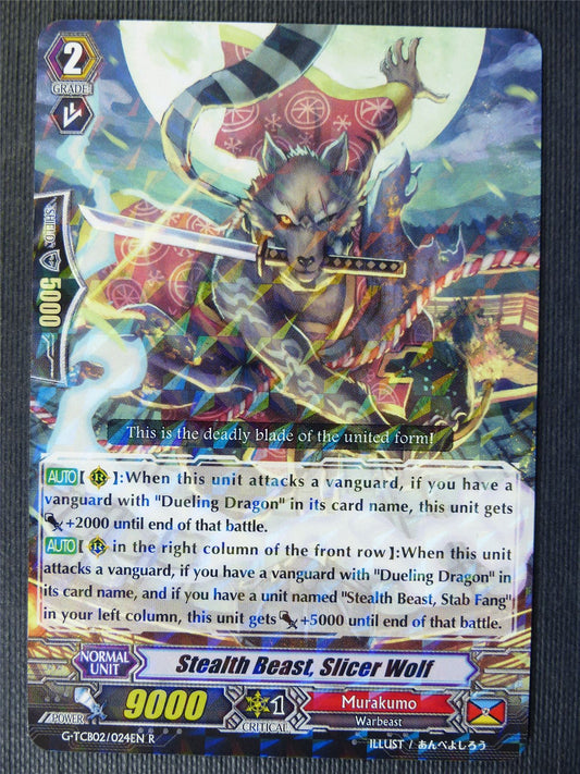 Stealth Beast Slicer Wolf G-TCB02 R - Vanguard Card #7XI