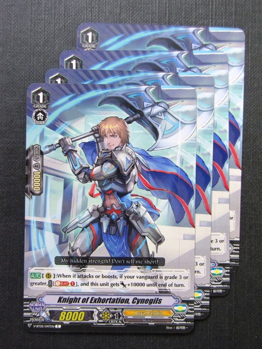 Knight of Exhortation Cynegils x4 - V-BT05 - Vanguard Cards #CF