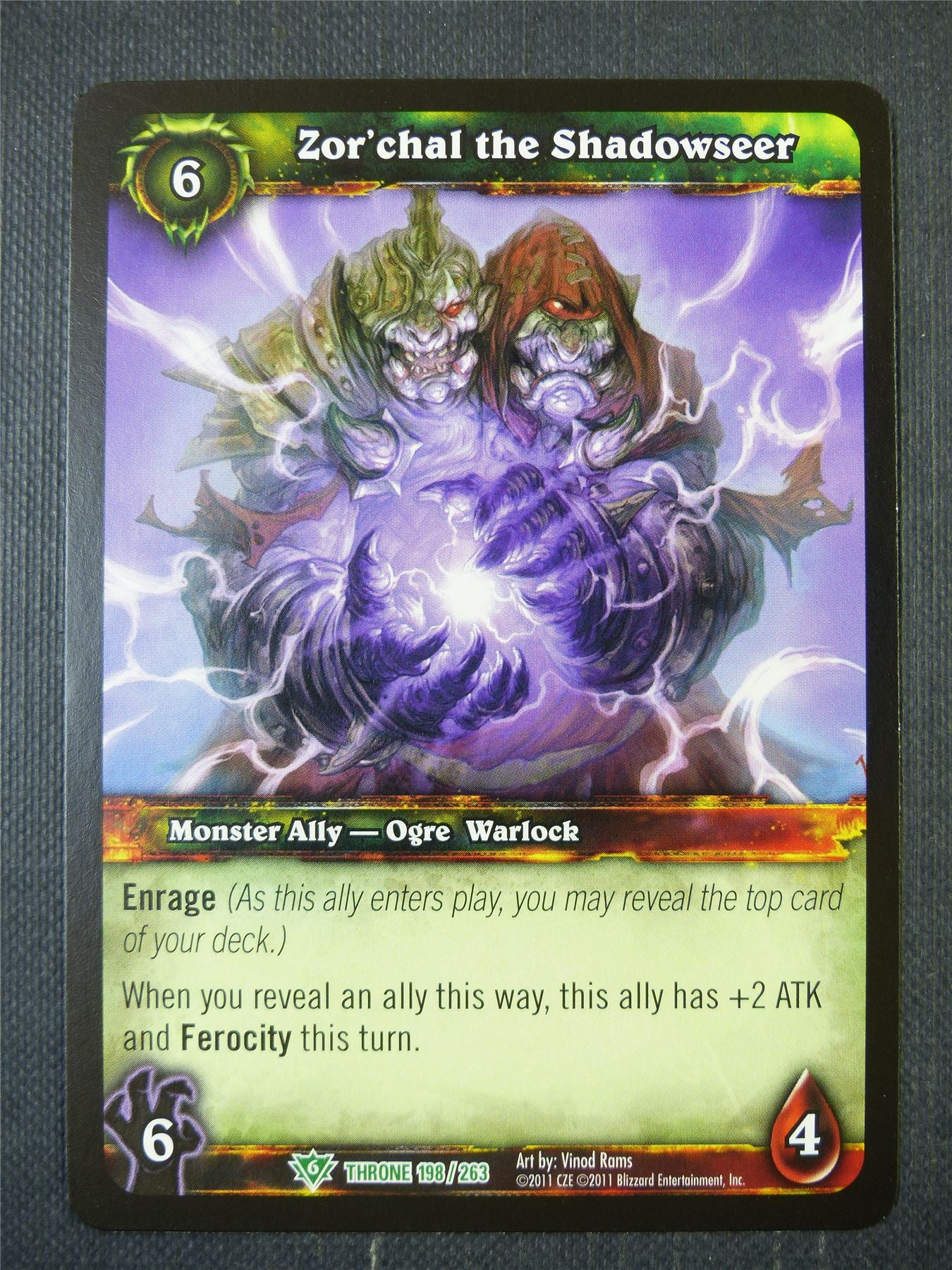 Zor'Chal the Shadowseer 198/263 - WoW Card #1D9