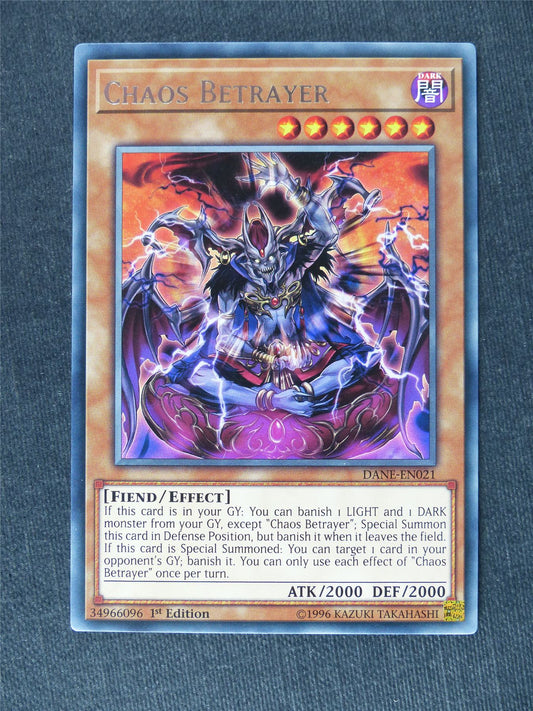 Chaos Betrayer DANE Rare - 1st ed - Yugioh Cards #U9